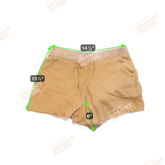 Free People Kelly Lounge Sweatshirt Short Set Cognac Size Medium NWOT - Picture 10 of 14